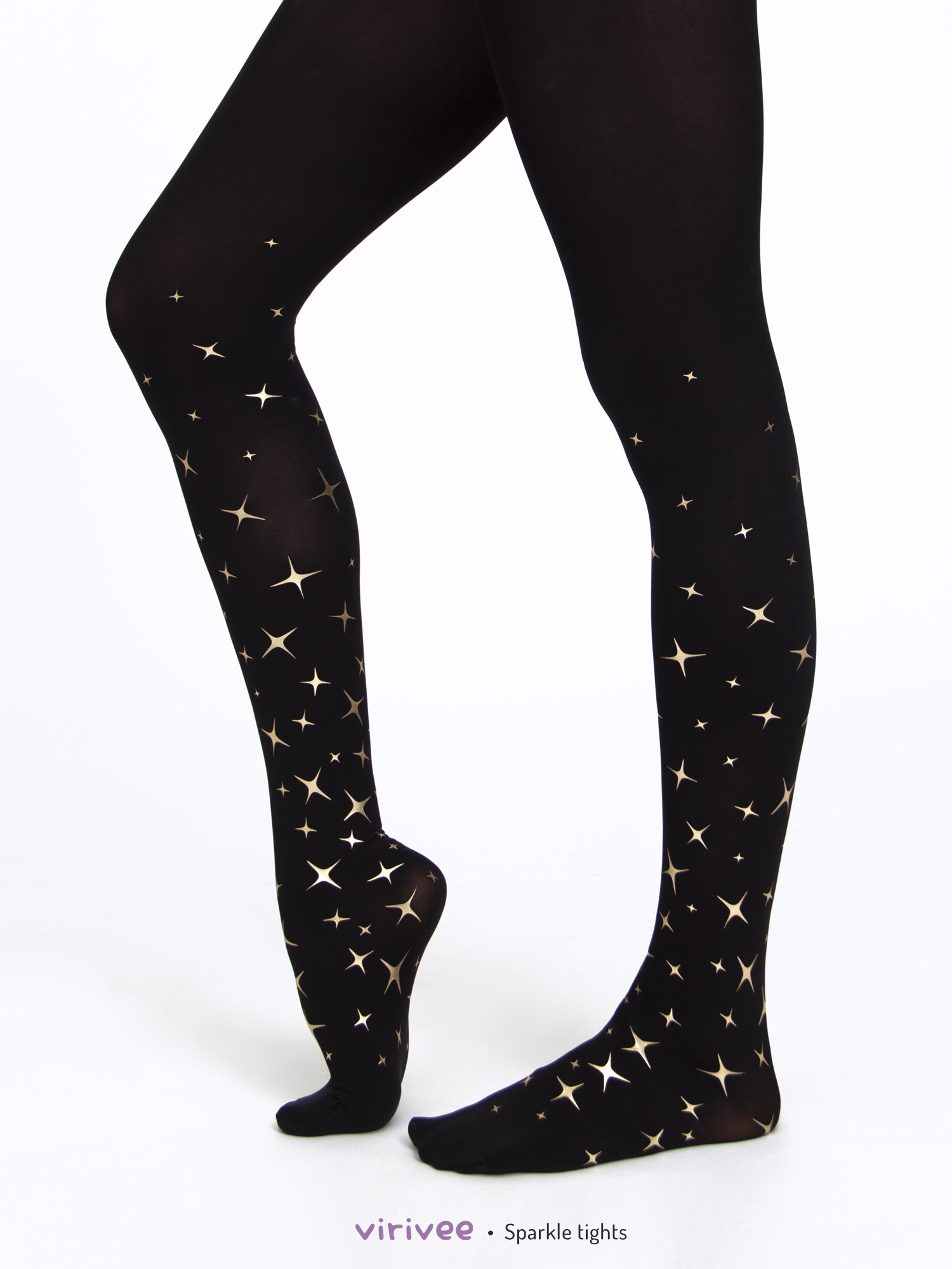 Panty con estrellas brillantes